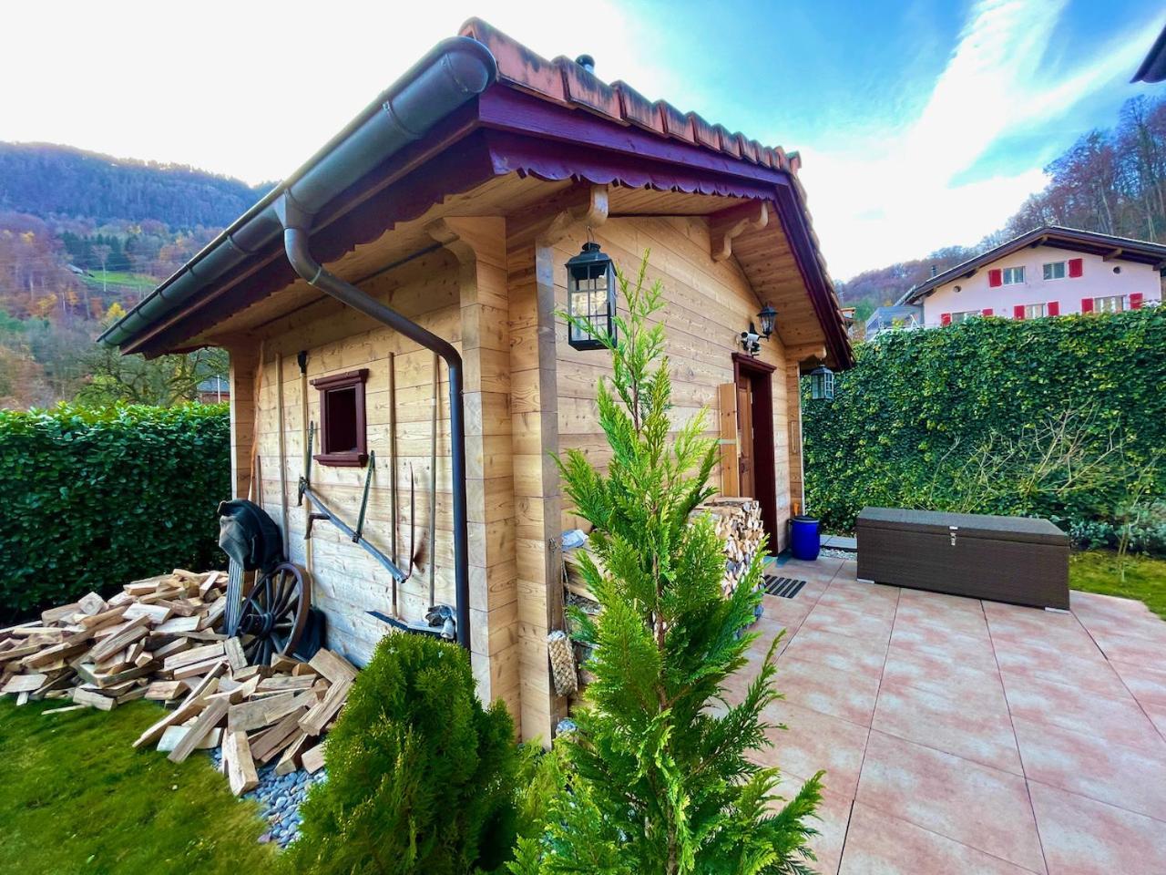 Doodle'S Amazing Chalet -Walensee - Flumserberg - Churfirsten - Heidiland - Pool - Sauna Mols Ngoại thất bức ảnh