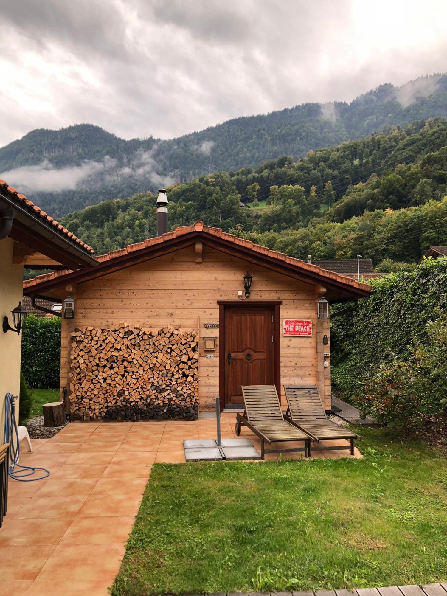 Doodle'S Amazing Chalet -Walensee - Flumserberg - Churfirsten - Heidiland - Pool - Sauna Mols Ngoại thất bức ảnh