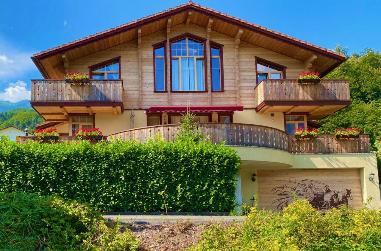 Doodle'S Amazing Chalet -Walensee - Flumserberg - Churfirsten - Heidiland - Pool - Sauna Mols Ngoại thất bức ảnh
